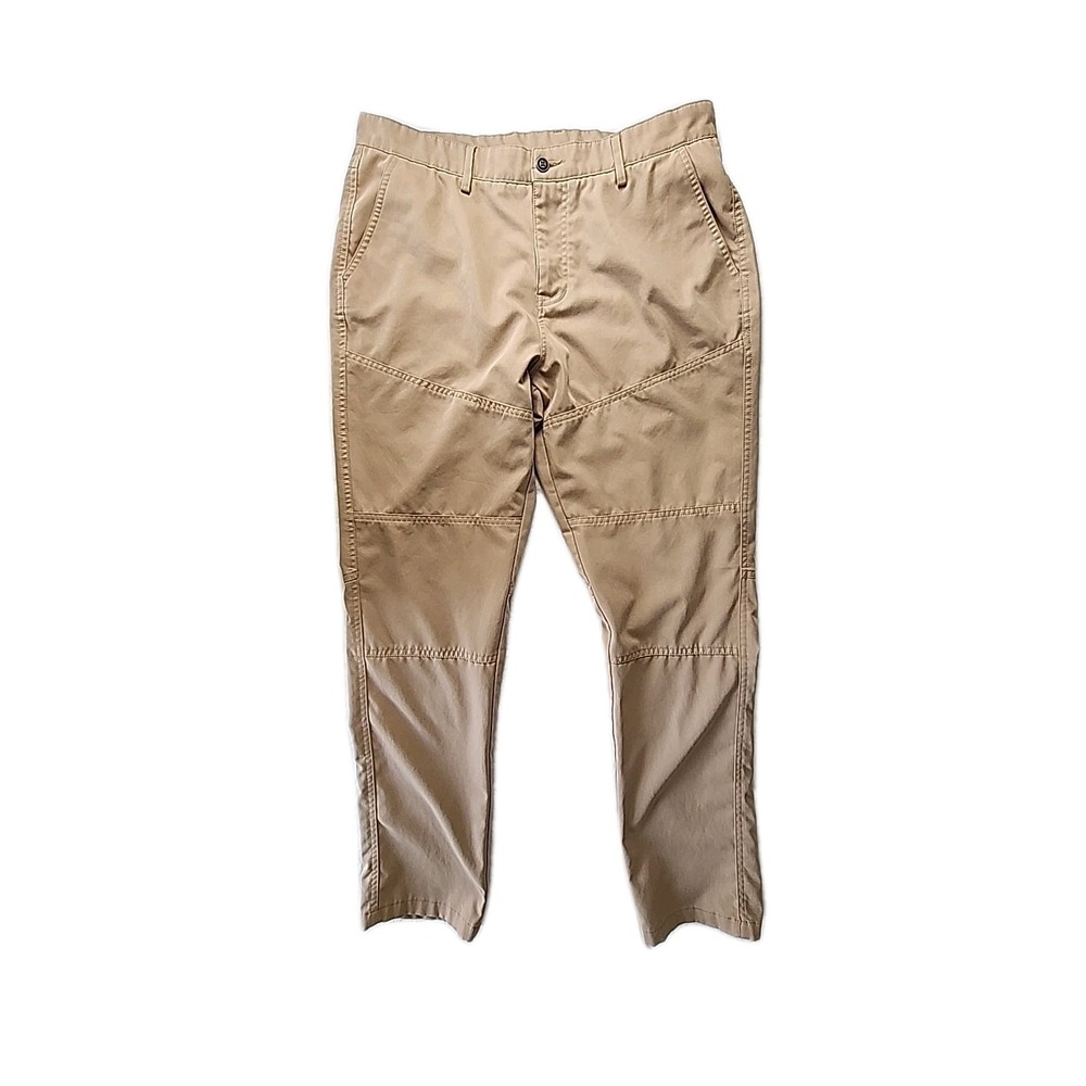 Manfinity‎ Performance Men's Large Hybrid Pants Tan Pockets Traveler's Stretch